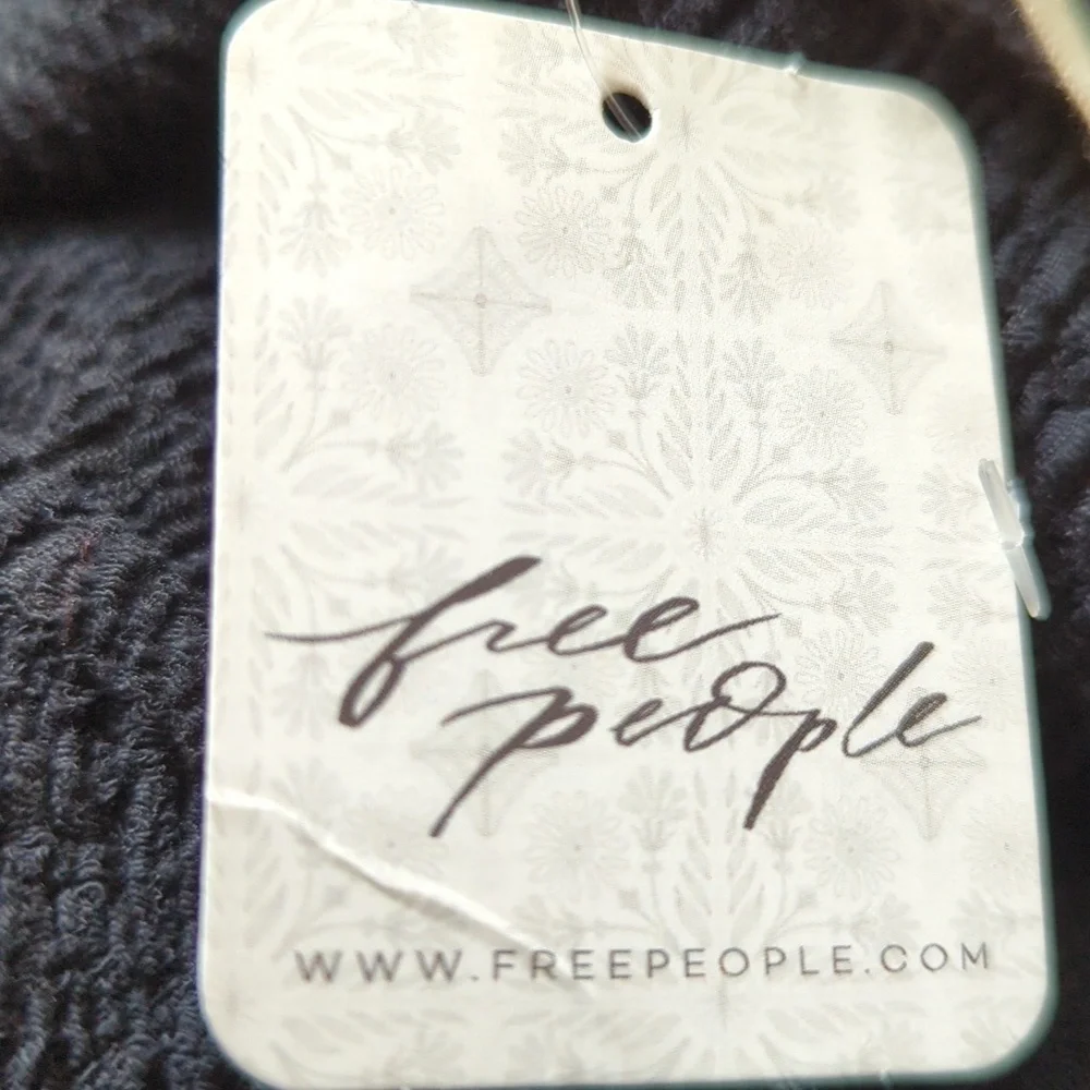 Free People Beach Textured True Wrap Strappy Maxi Dress L - Picture 15 of 16